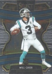 2019 Panini Select Base Set Will Grier #80 card