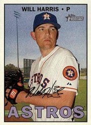 2016 Topps Heritage Base Set Will Harris #579 card