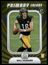 2025 Donruss Optic Rookie Primary Colors Will Howard #13 card