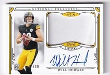 2025 Panini National Treasures Rookie Patch Autographs Will Howard #175 card
