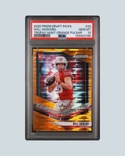 2025 Panini Prizm Draft Picks Trophy Hunting Will Howard #22 card