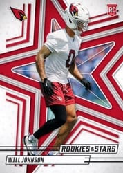2025 Panini Rookies & Stars Base Set Will Johnson #198 card