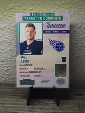 2023 Panini Contenders Permit to Dominate Will Levis #39 card