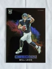 2023 Panini Obsidian Black Color Blast Will Levis #18 card