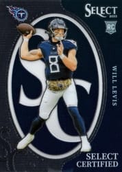 2023 Panini Select Select Certified Rookies Will Levis #3 card