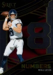 2023 Panini Select Select Numbers Will Levis #3 card