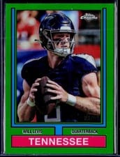 2024 Topps Chrome 1974 Topps Football Will Levis #74TF-24 card