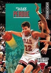 1992-93 SkyBox Base Set Will Perdue #34 card