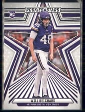 2024 Panini Rookies & Stars Base Set Will Reichard #197 card