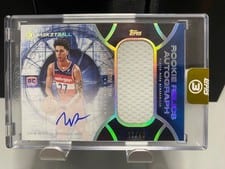 2025-26 Topps 3 Relics Autographs Prime Will Riley #RAP-WR card