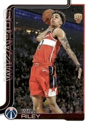2025-26 Topps Base Set Will Riley #221 card