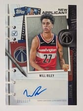 2025-26 Topps New Applicants Autographs Will Riley #NA-WR card