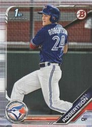 2019 Bowman Draft Base Set Will Robertson #BD-133 card