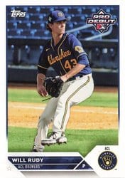 2023 Topps Pro Debut Base Set Will Rudy #PD-150 card