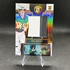 2024 Panini Gold Standard Rookie Jersey Autographs Jumbo Will Shipley #271 card
