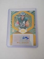 2024 Panini Illusions Rookie Vision Signatures Will Shipley #19 card