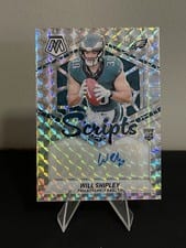 2024 Panini Mosaic Rookie Scripts Will Shipley #RS-WSY card