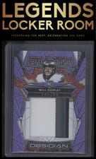 2024 Panini Obsidian Rookie Eruption Materials Will Shipley #48 card