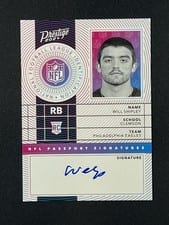 2024 Panini Prestige NFL Passport Signatures Will Shipley #NPS-WSY card