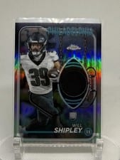 2024 Topps Chrome Topps Chrome Rookie Relics Will Shipley #CRR-WS card