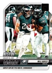 2025 Donruss Best of Instant Will Shipley #INS-WSY card