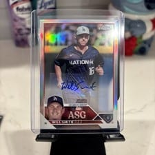 2023 Topps Chrome Update 2023 All-Star Game Autograph Will Smith #ASGA-WS card