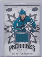 2024-25 Upper Deck Ice Ice Premieres Jersey Will Smith #IPJ-5 card