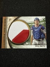 2025 Topps Museum Collection Momentous Material Jumbo Patch Autographs Will Smith #MMJPA-WS card