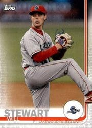 2019 Topps Pro Debut Base Set Will Stewart #132 card