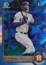 2022 Bowman Sapphire Edition Base Set Will Wagner #BCP-105 card