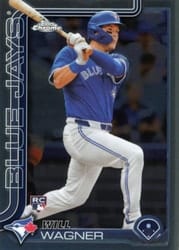 2025 Topps Chrome Base Set Will Wagner #137 card