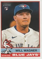 2025 Topps Heritage Base Set Will Wagner #35 card