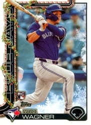 2025 Topps Holiday Base Set Will Wagner #H108 card