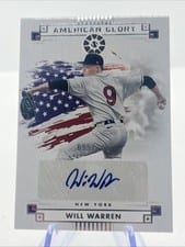 2024 Panini Boys of Summer American Glory Signatures Will Warren #AGS-WW card