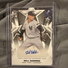 2025 Topps Baseball Stars Autographs Will Warren #BSA-WWA card