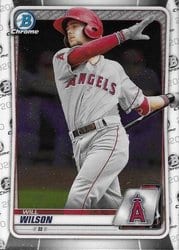 2020 Bowman Chrome Prospects Will Wilson #BCP-147 card
