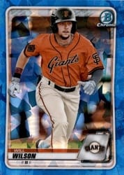 2020 Bowman Sapphire Edition Base Set Will Wilson #BCP-147 card