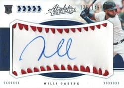 2020 Panini Absolute Base Set Willi Castro #126 card