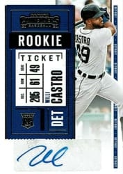 2020 Panini Contenders Base Set Willi Castro #150 card