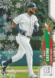 2020 Topps Holiday Base Set Willi Castro #HW55 card