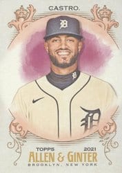 2021 Topps Allen & Ginter Base Set Willi Castro #189 card