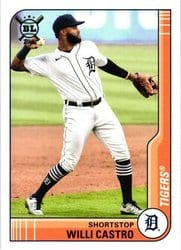2021 Topps Big League Base Set Willi Castro #116 card