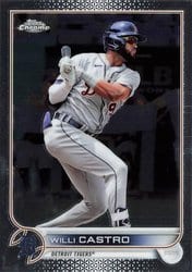 2022 Topps Chrome Base Set Willi Castro #173 card