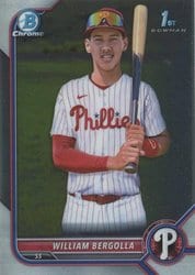 2022 Bowman Chrome Prospects William Bergolla #BCP-159 card