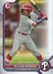 2022 Bowman Draft Base Set William Bergolla #BD-88 card