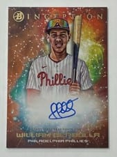 2022 Bowman Inception Primordial Prospects Autographs William Bergolla #PPA-WB card
