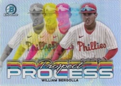 2023 Bowman Chrome Prospect Process William Bergolla #PRP-4 card