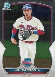 2023 Bowman Chrome Prospects William Bergolla #BCP-67 card