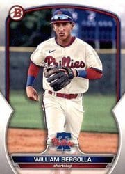 2023 Bowman Prospects William Bergolla #BP-67 card