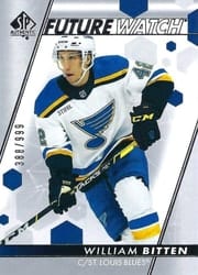 2022-23 SP Authentic Base Set William Bitten #198 card